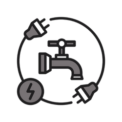 مواد السباكة والكهرباء